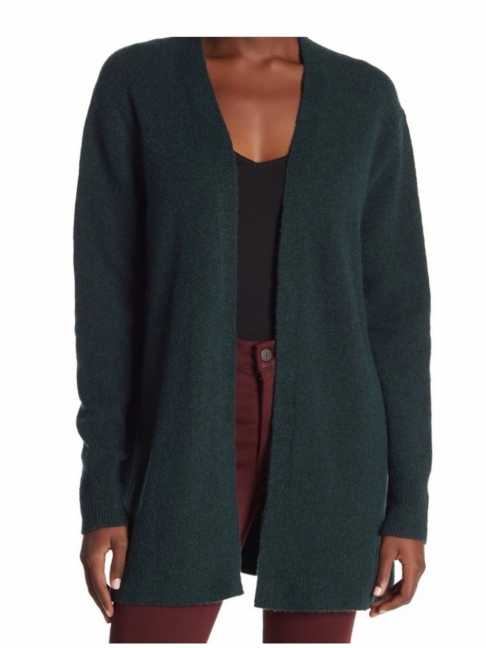 NWT Madewell Cozy Walker Long Cardigan Heather Pine Green J4814 XXS Kent